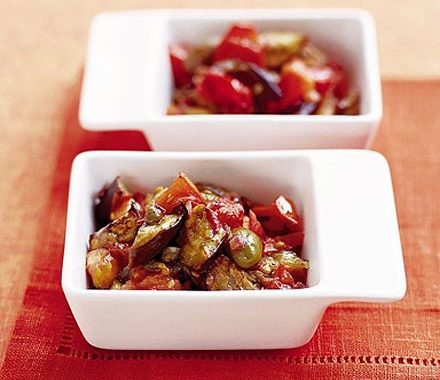 Sweet & sour aubergines recipe