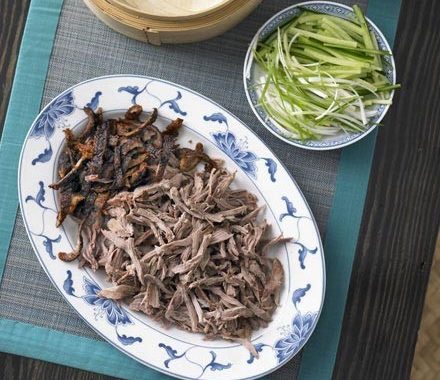 Chinese roast duck with pancakes recipe