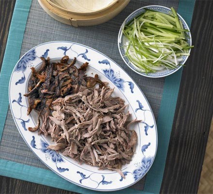 Chinese roast duck with pancakes recipe 
