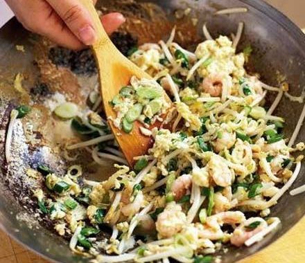 Scrambled egg stir-fry recipe