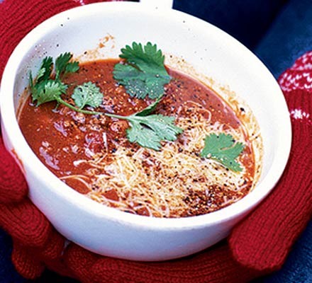 Chilli con carne soup recipe 
