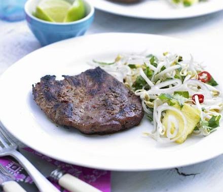 Barbecued chilli duck & pineapple salad recipe