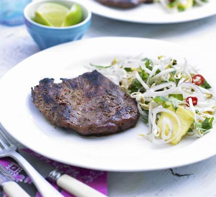 Barbecued chilli duck & pineapple salad recipe 