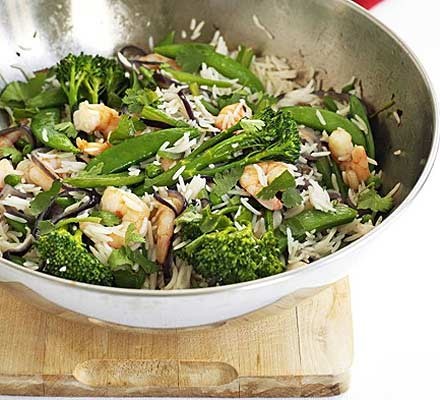 Speedy prawn fried rice  recipe 