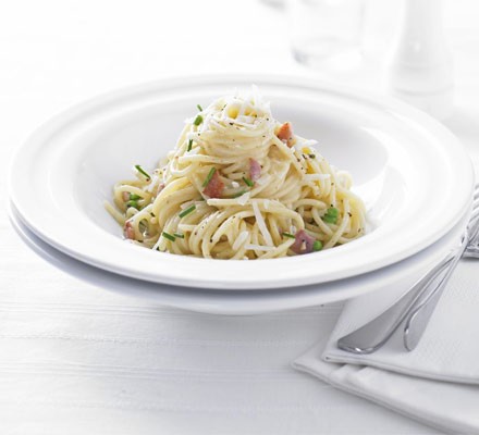Healthier carbonara recipe 