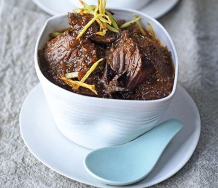 Braised beef with ginger recipe