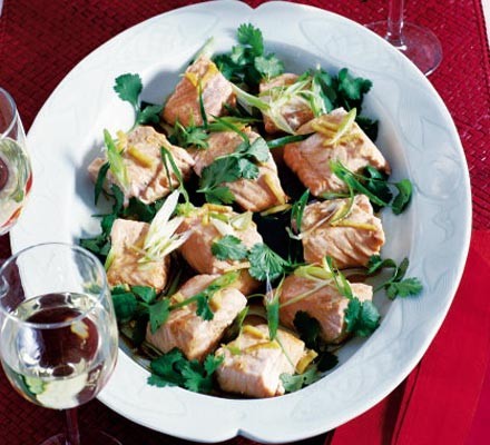 Steamed salmon in the microwave recipe 