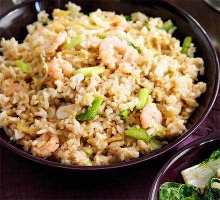 Fried rice with egg & ginger recipe 