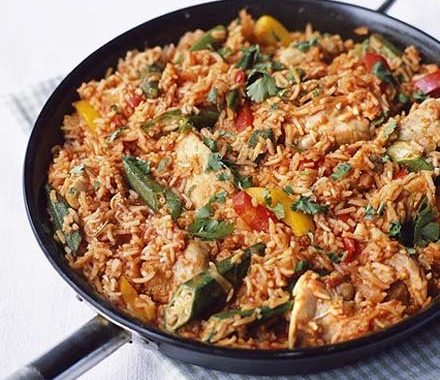 Jollof rice with chicken recipe