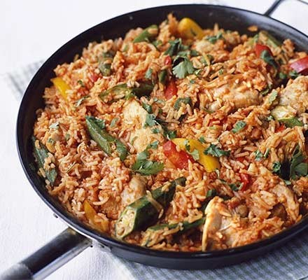 Jollof rice with chicken recipe 