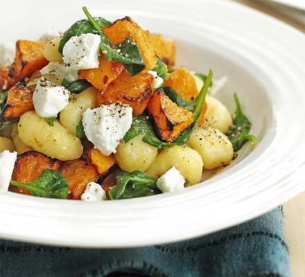 Gnocchi with roasted squash & goat’s cheese recipe 
