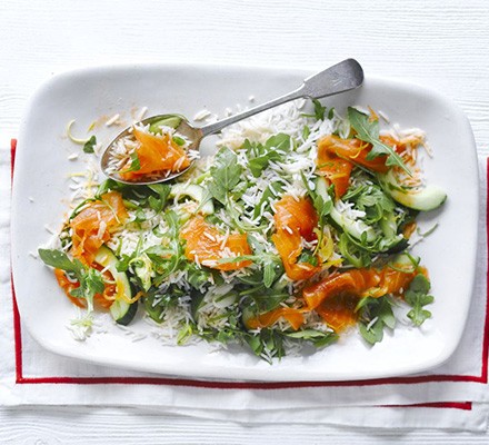 Smoked salmon rice salad recipe 