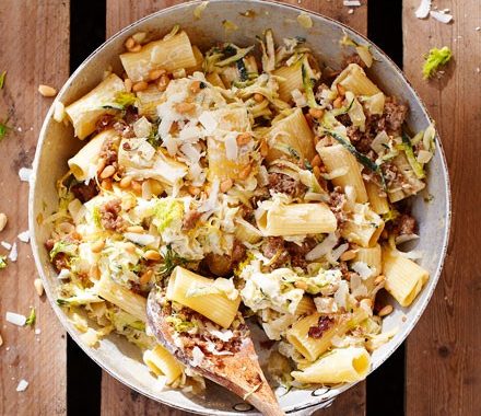 Sausage & courgette rigatoni recipe