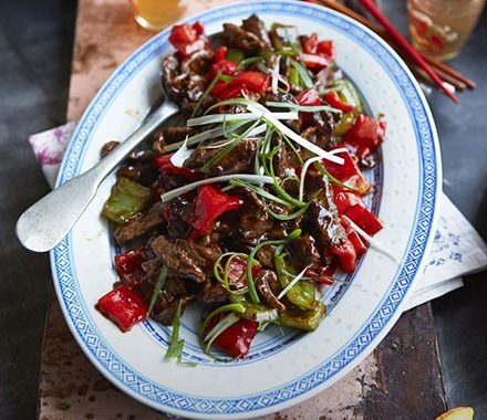 Stir-fried beef with oyster sauce recipe