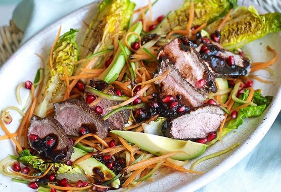 Summer duck salad recipe