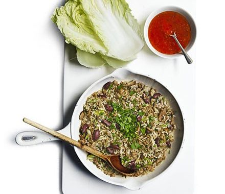 Chinese leaf pork wraps recipe