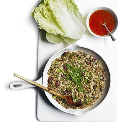 Chinese leaf pork wraps recipe 