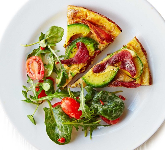 Bacon & avocado frittata recipe 