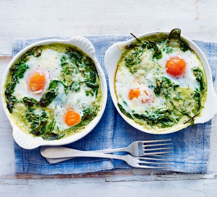 Baked green eggs recipe 