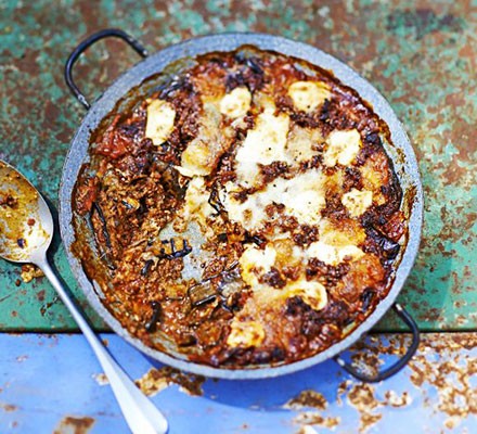 Beefy melanzane parmigiana recipe 