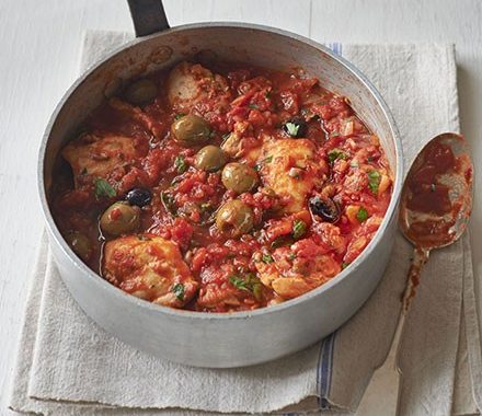 Chicken & olive casserole recipe
