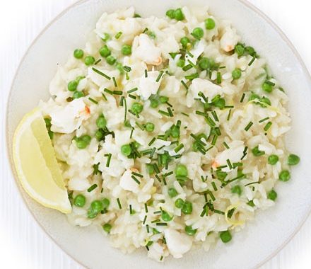 Crab risotto recipe