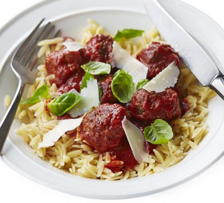 Italian meatballs with orzo recipe 