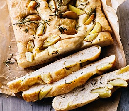 New potato & rosemary focaccia recipe