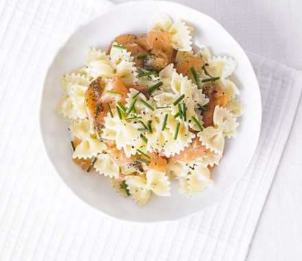 Quick creamy salmon pasta recipe