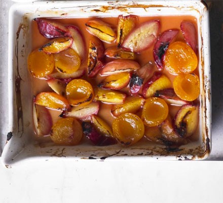 Roasted stone fruits recipe 