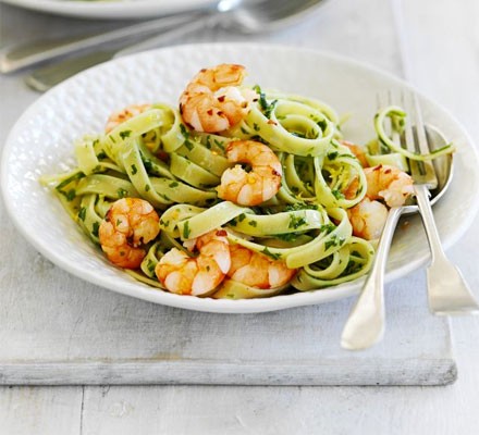 Gremolata prawn pasta recipe 