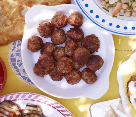 Pork, fennel & chilli meatballs recipe