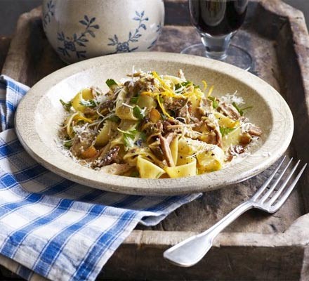 Braised rabbit pappardelle recipe 