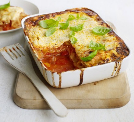Chorizo & pepper lasagne recipe 