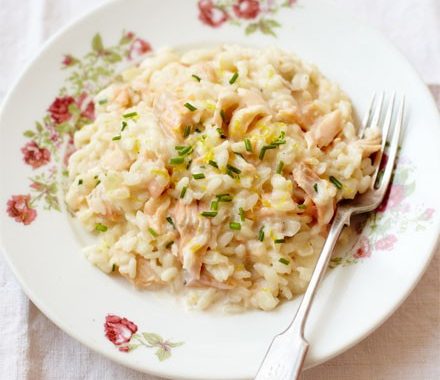 Trout risotto recipe