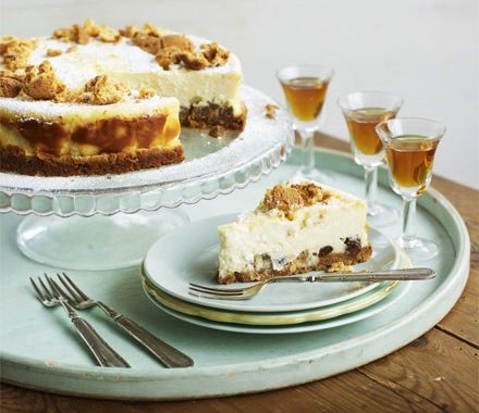 Amaretti & sultana cheesecake recipe