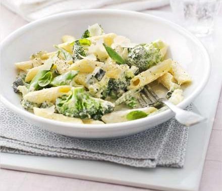 Garden veg pasta recipe