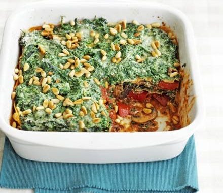 Five-veg lasagne recipe