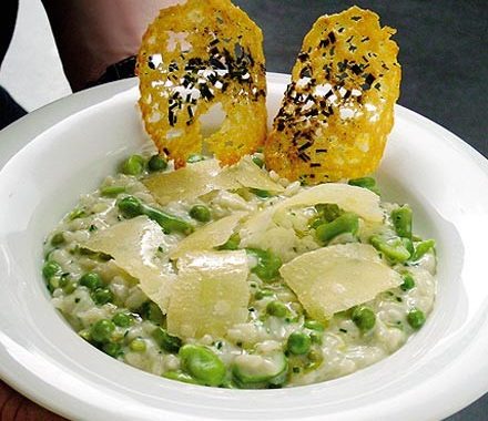 Risotto of spring vegetables recipe