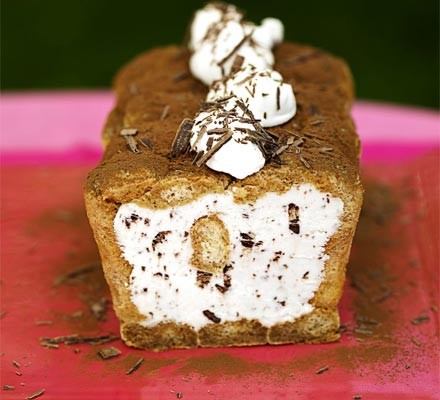 Tiramisu ice-cream cake   recipe 