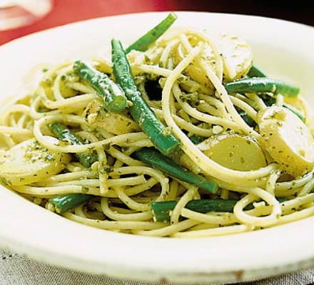 Spaghetti Genovese recipe 