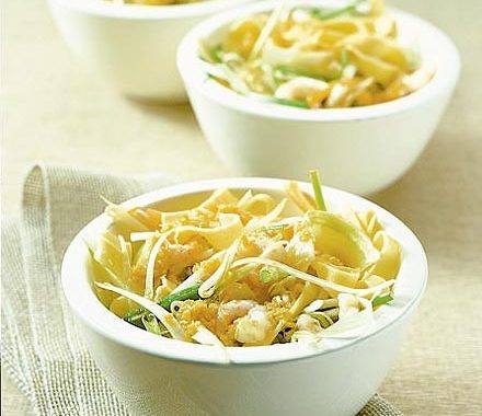 Ginger prawn & pasta salad recipe
