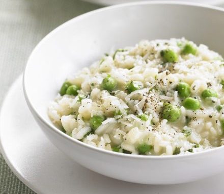 Pea & tarragon risotto recipe