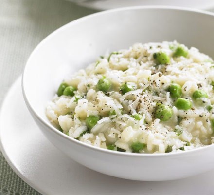 Pea & tarragon risotto recipe 