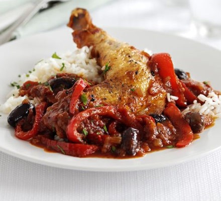 Spicy chicken cacciatore recipe 