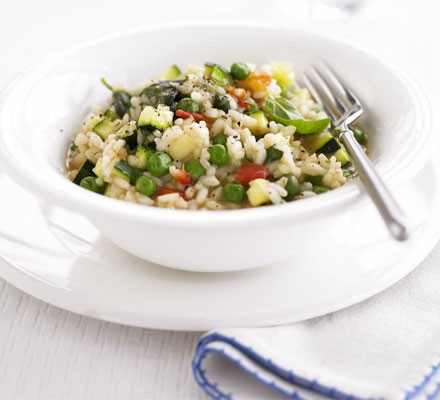 Vegan courgette risotto recipe 