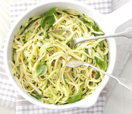 Courgette & lemon linguine recipe