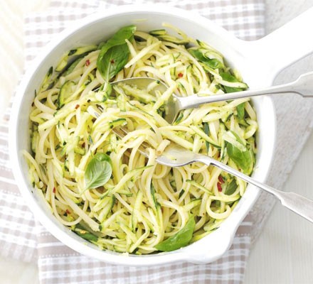 Courgette & lemon linguine recipe 