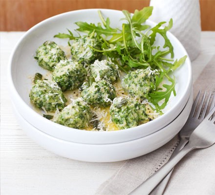 Spinach & ricotta gnocchi recipe 