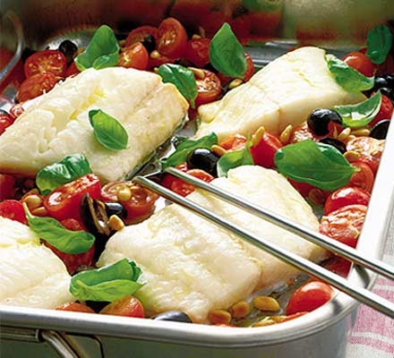 Roasted fish Italian style recipe 